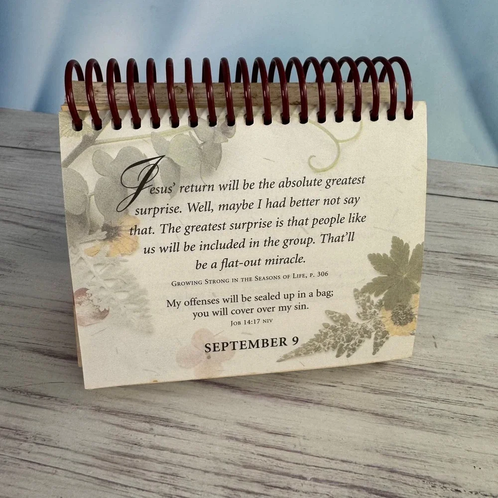 Garborgs The Grace of Encouragement Calendar Charles Swindoll Floral Small Gift